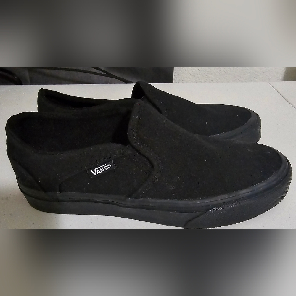 Black vans saze 6